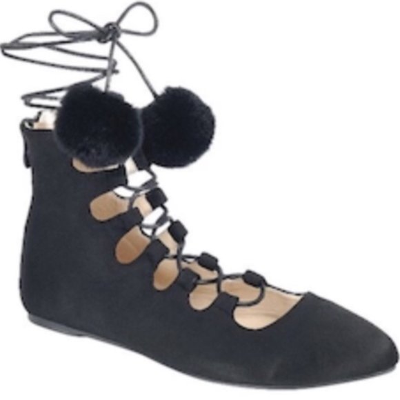 Pom Pom Flats Beige - Picture 5 of 8